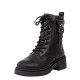 Ghete DINA - piele naturală neagra