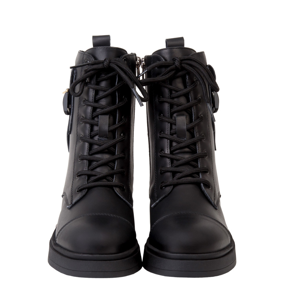 Ghete DINA - piele naturală neagra