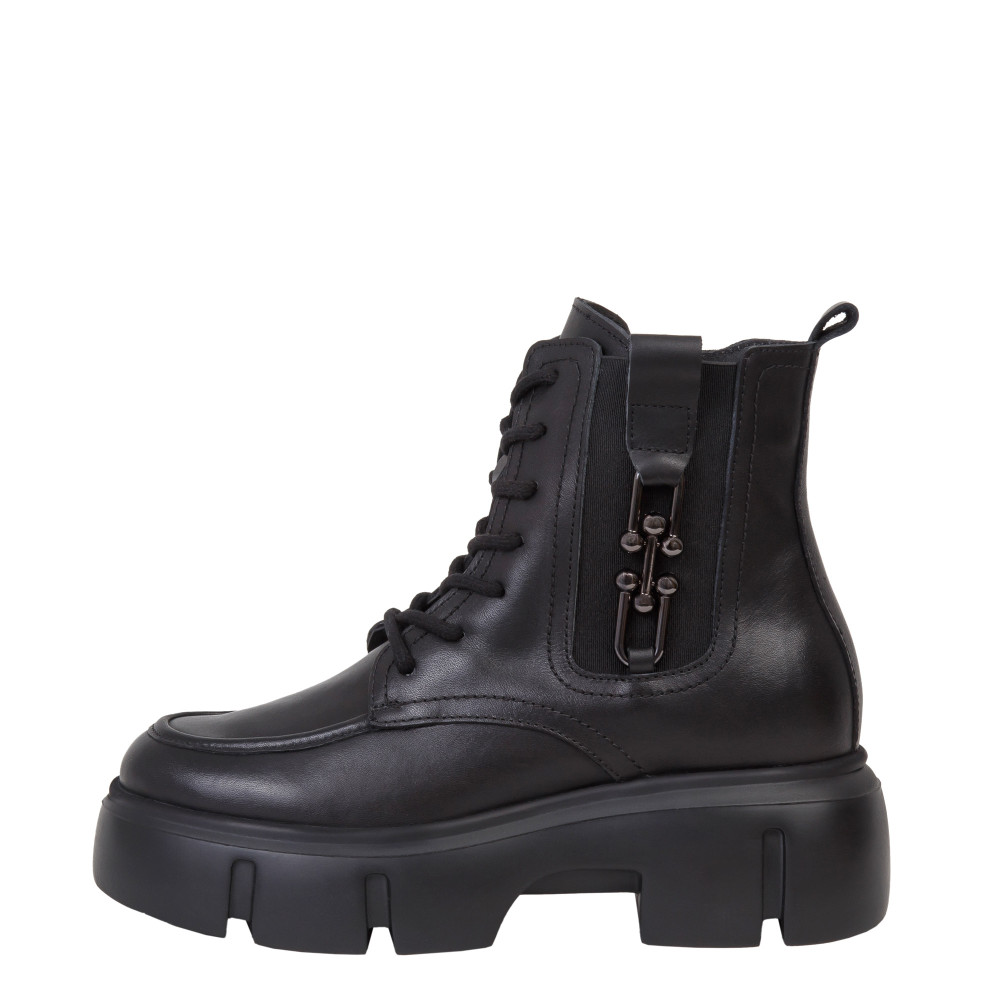 Ghete MARTA - piele naturală neagra