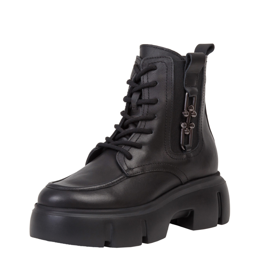 Ghete MARTA - piele naturală neagra