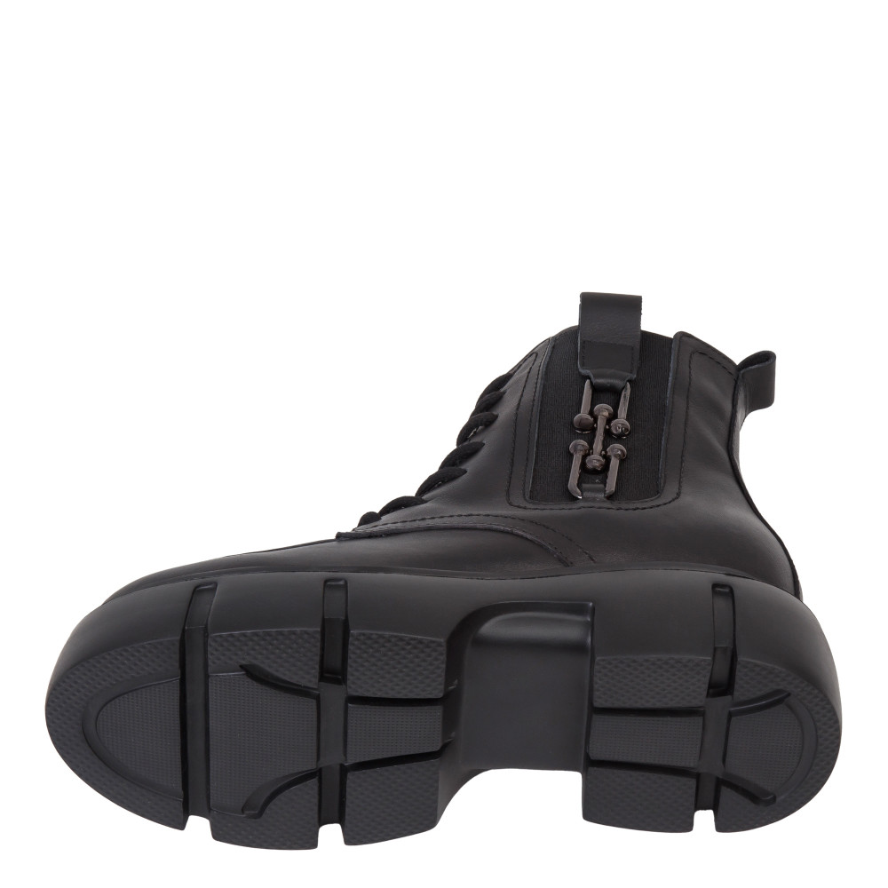 Ghete MARTA - piele naturală neagra