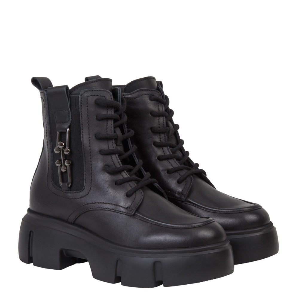 Ghete MARTA - piele naturală neagra