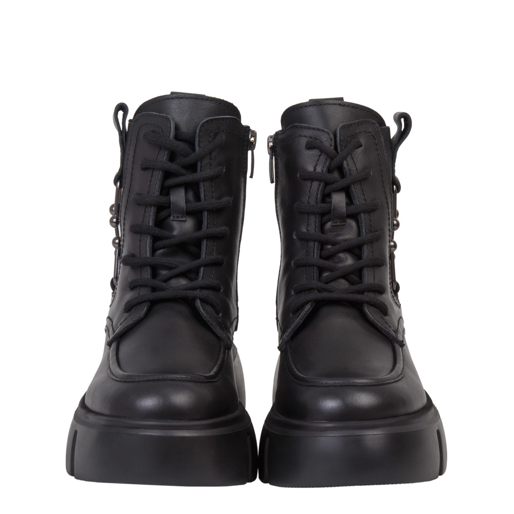 Ghete MARTA - piele naturală neagra