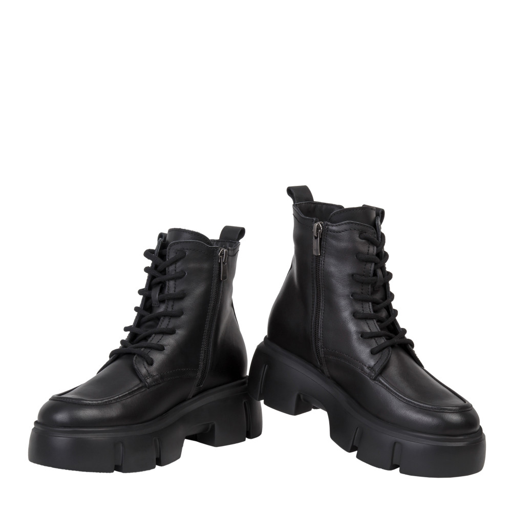 Ghete MARTA - piele naturală neagra