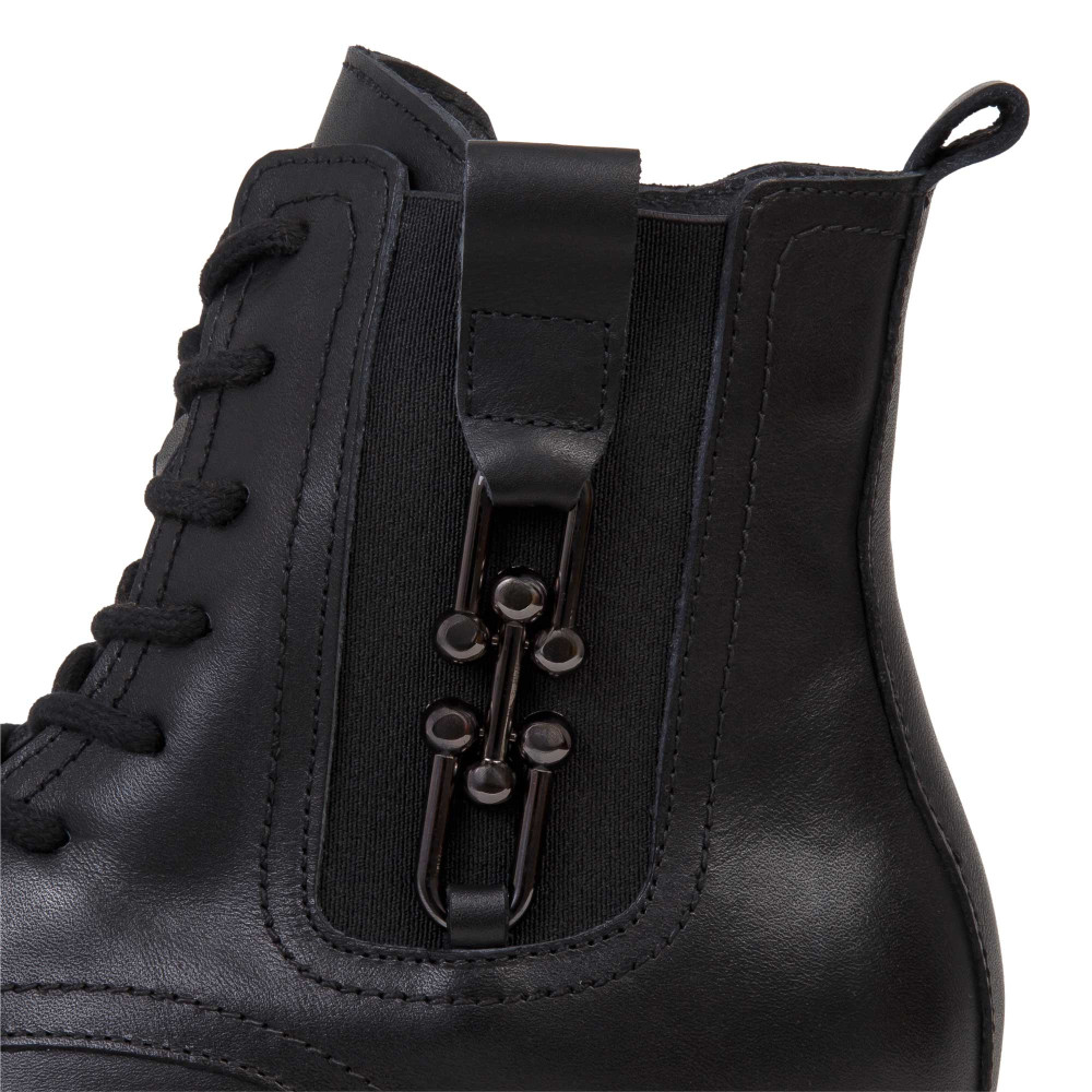 Ghete MARTA - piele naturală neagra