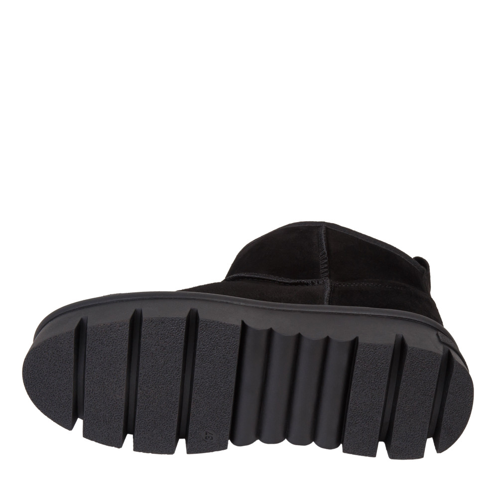 Ghete NAOMI - piele naturală neagra