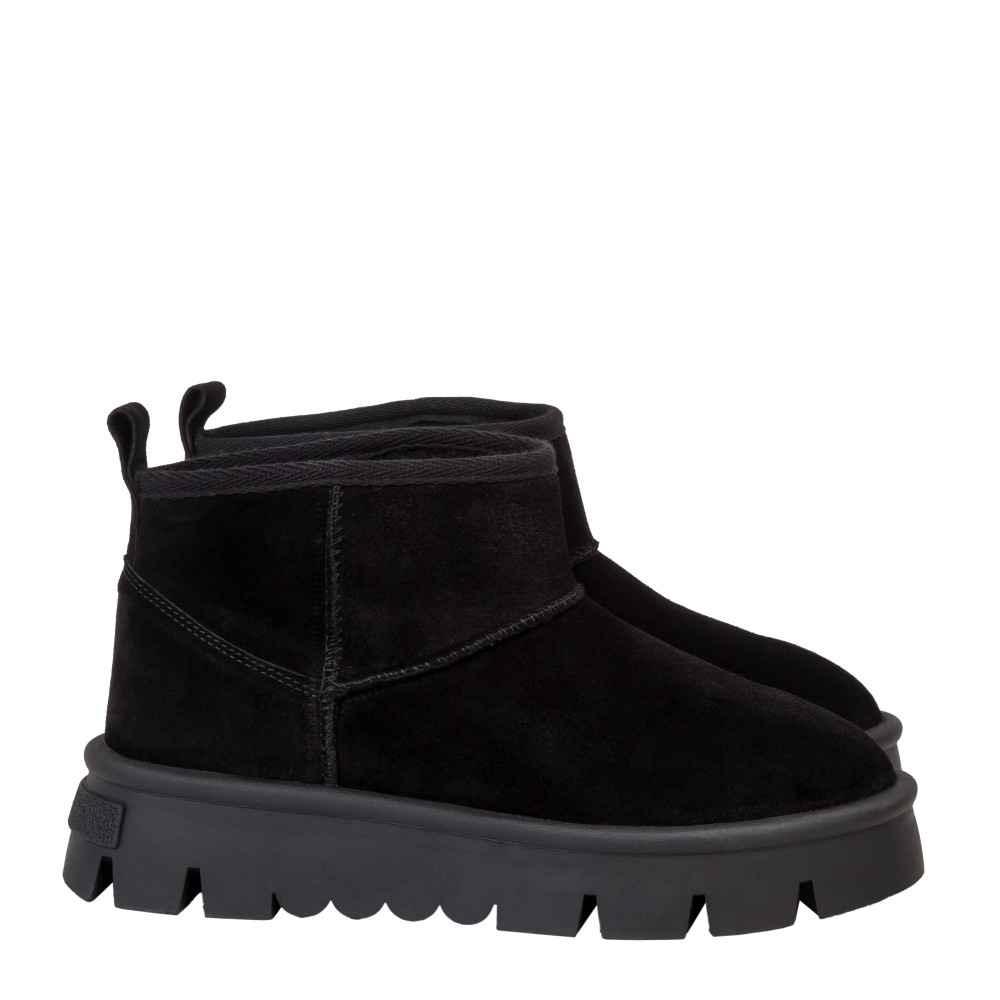 Ghete NAOMI - piele naturală neagra