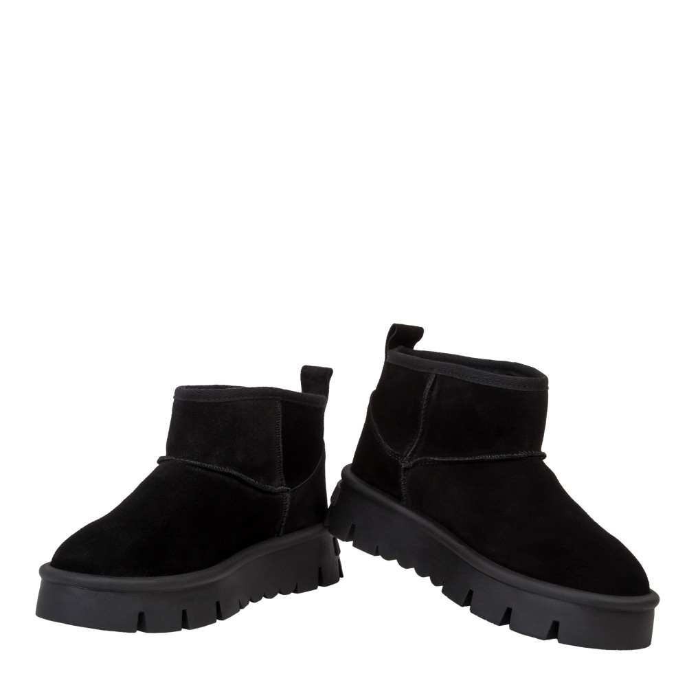 Ghete NAOMI - piele naturală neagra