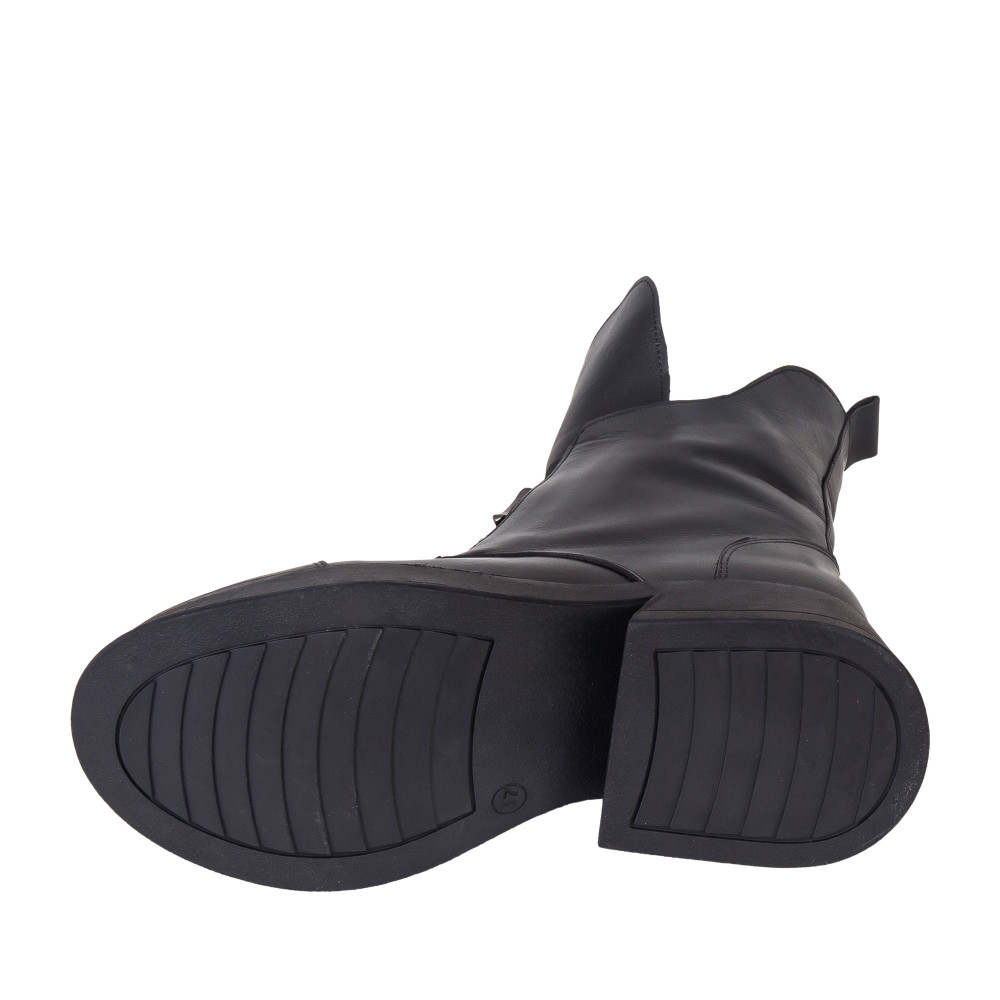 Ghete SABINA - piele naturală neagră