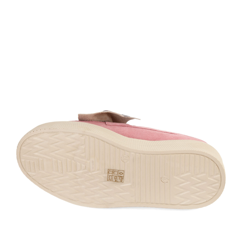 Mocasini AMIRA - piele naturală roz