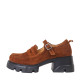 Pantofi BARBARA - piele naturală maro