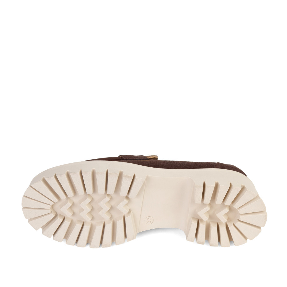 Mocasini OLIVIA - piele naturală maro