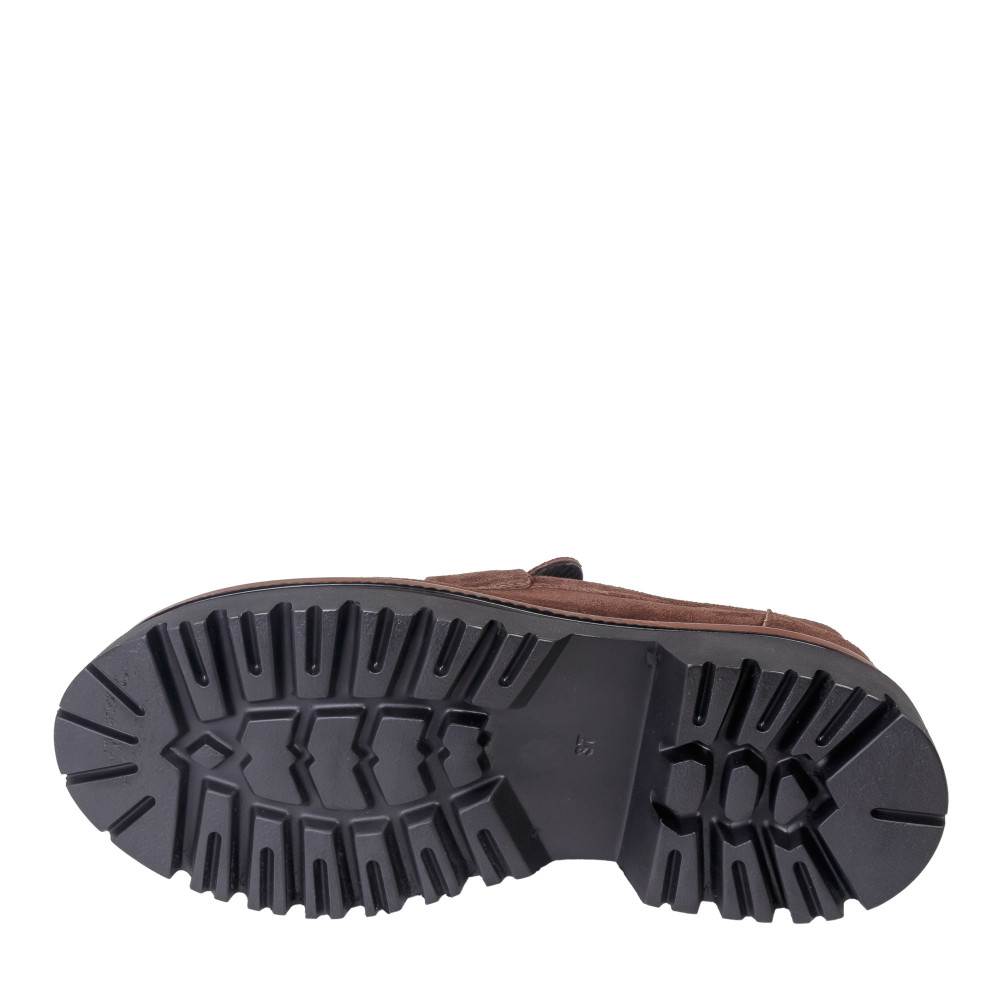 Pantofi VALERIA - piele naturală maro