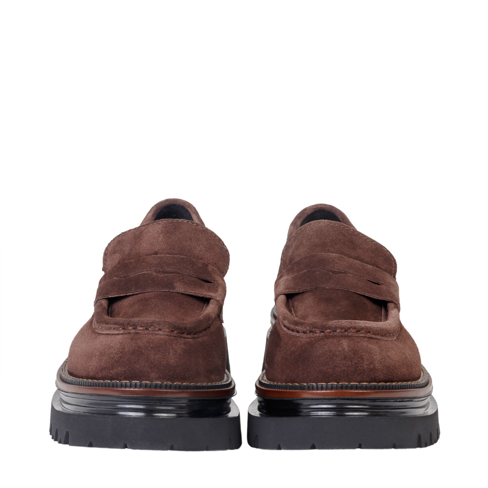 Pantofi VALERIA - piele naturală maro