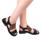 Sandale ALICE - piele naturală animal print