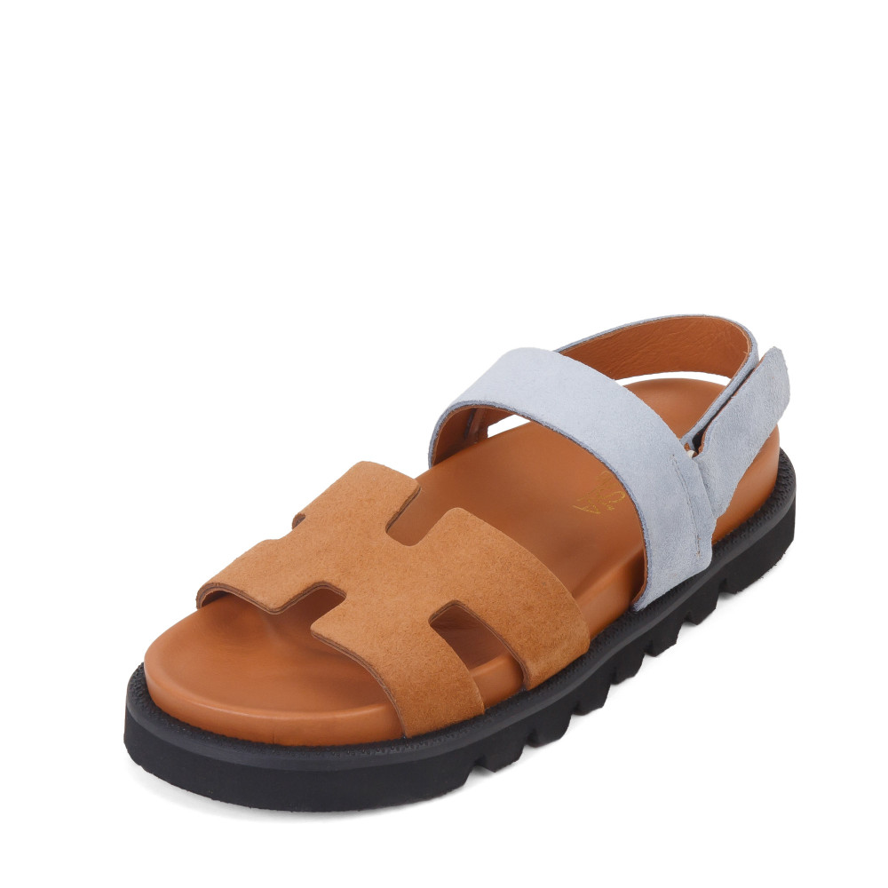 Sandale ANNIA - piele naturală maro