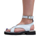 Sandale ARIA - piele naturală bleu