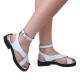 Sandale ARIA - piele naturală bleu