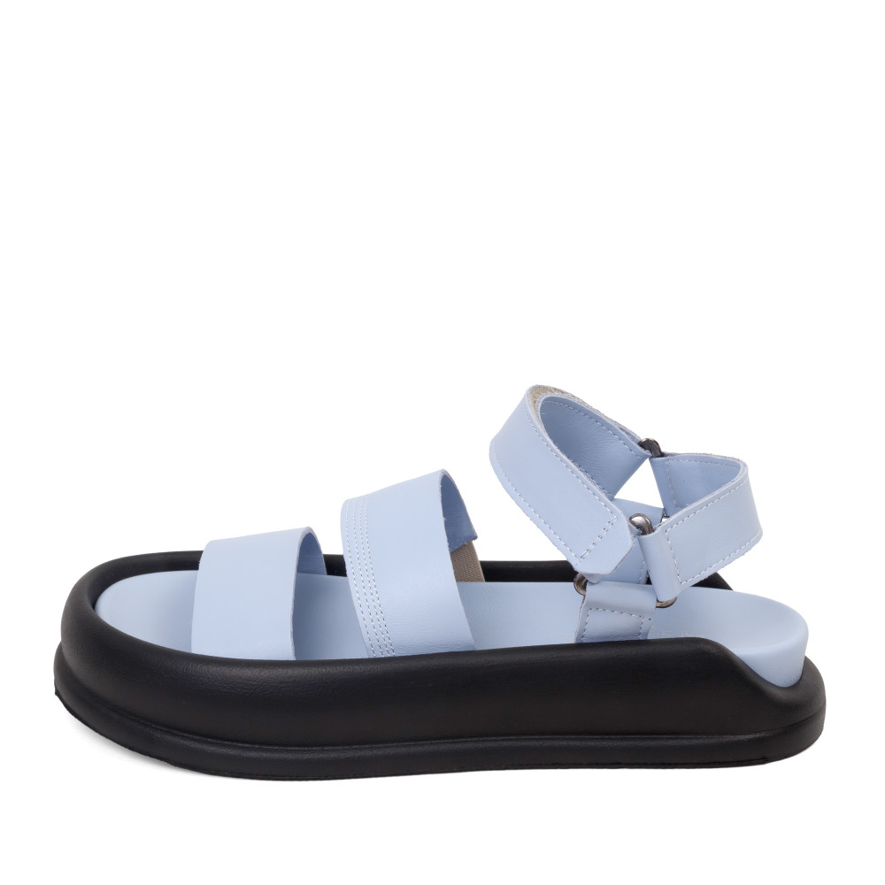 Sandale ECA - piele naturală bleu
