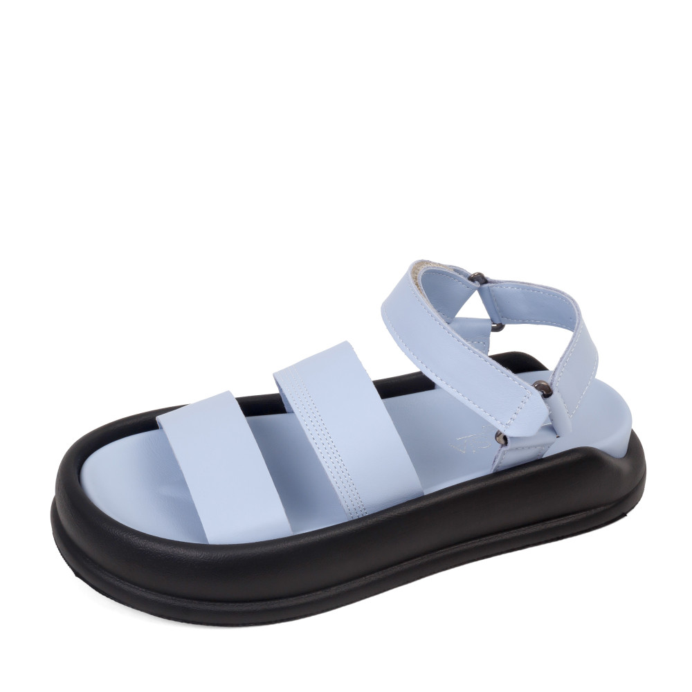 Sandale ECA - piele naturală bleu