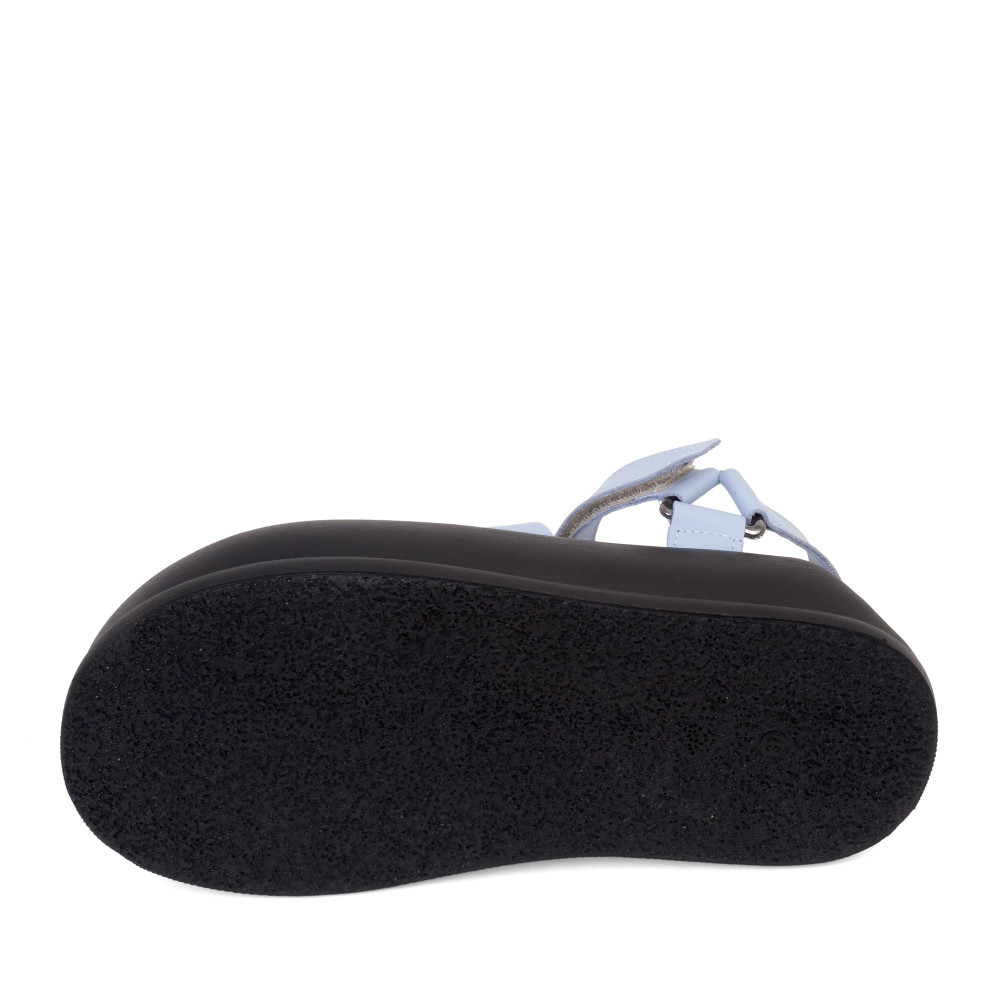 Sandale ECA - piele naturală bleu