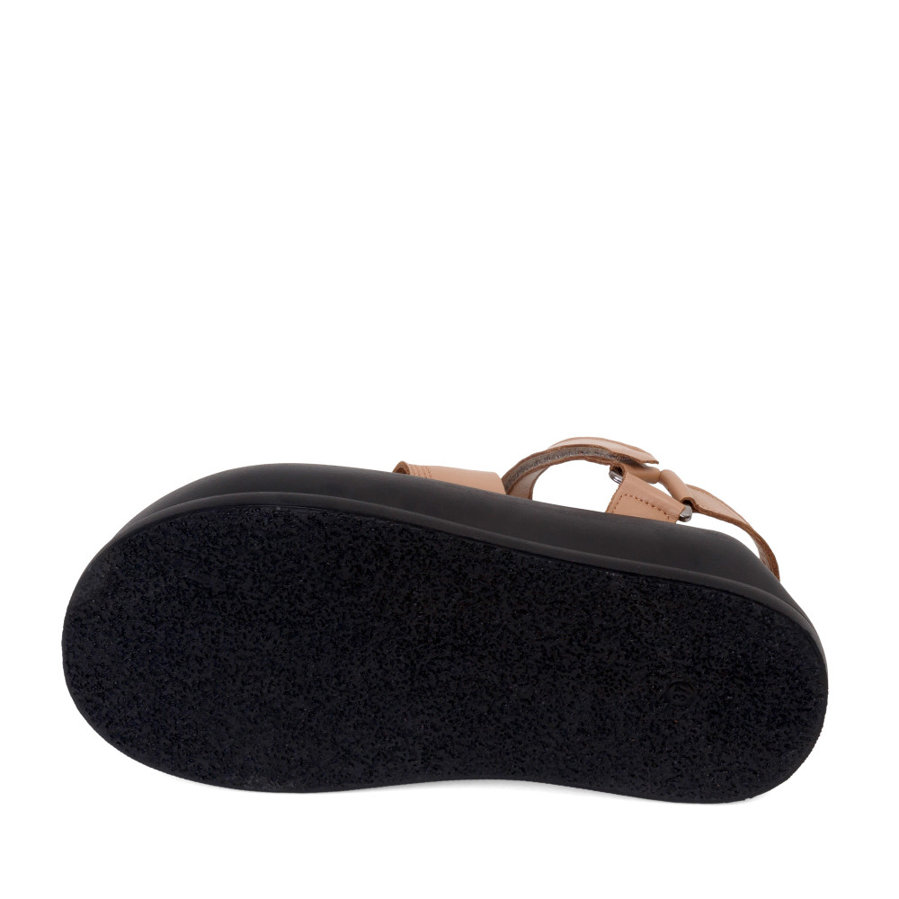 Sandale ECA - piele naturală maro