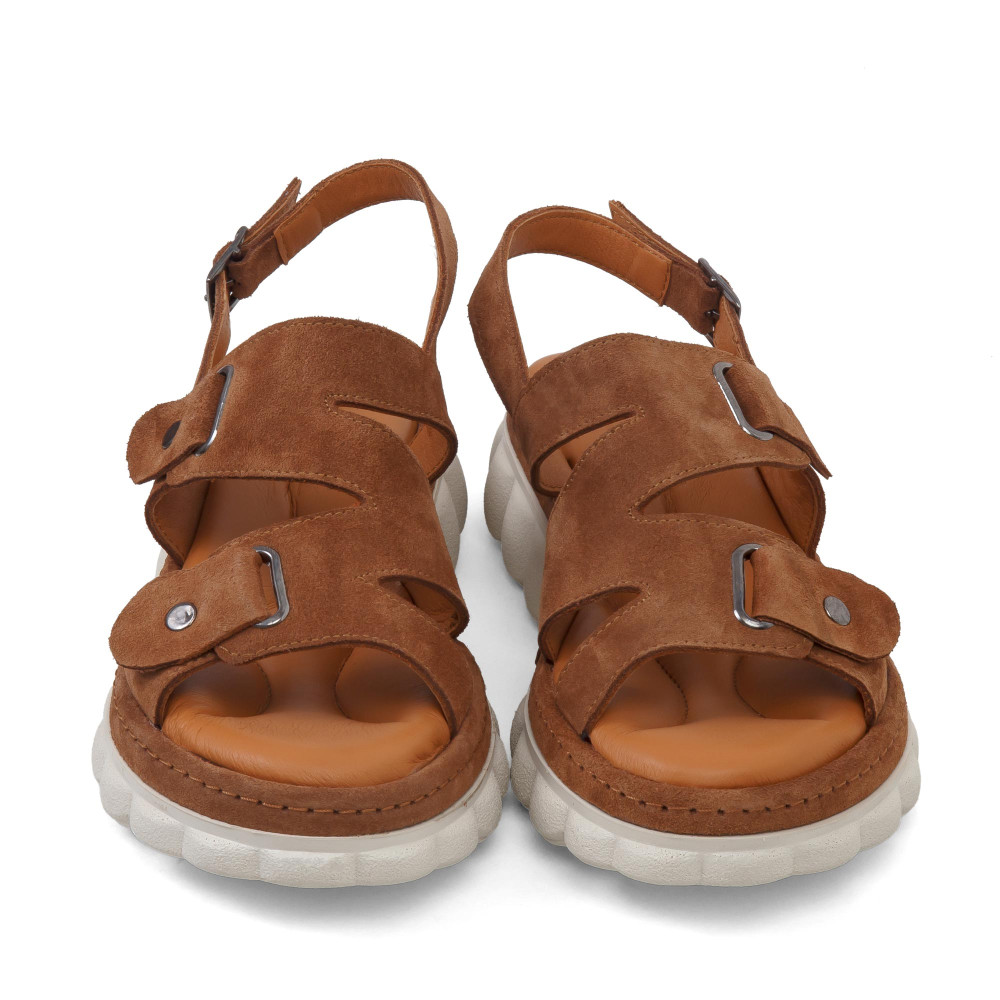 Sandale GIULIA - piele naturală maro