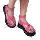 Sandale LORENA - piele naturală roz
