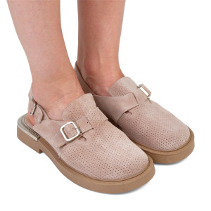 Sandale MAIA - piele naturală bej