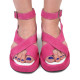 Sandale REBECA - piele naturală roz