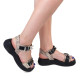 Sandale ZOE - piele naturală animal print