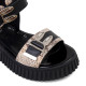 Sandale ZOE - piele naturală animal print