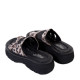 Şlapi HELEN - piele naturală animal print