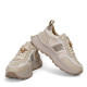 Pantofi sport AVA - piele naturală bej