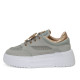 Pantofi sport IRIS - piele naturală verde