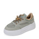 Pantofi sport IRIS - piele naturală verde