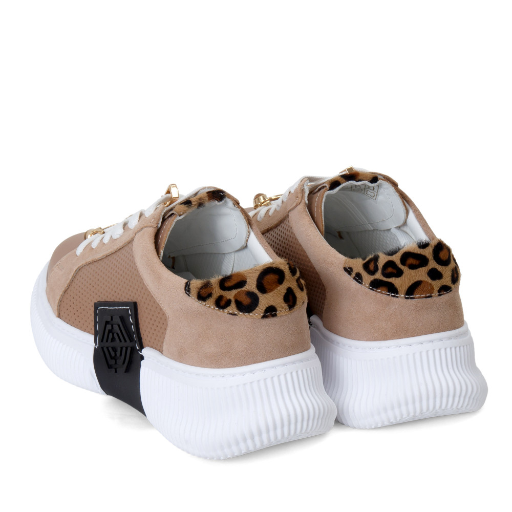 Pantofi sport KATE - piele naturală maro