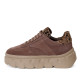 Pantofi sport MIA - piele naturală maro