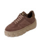 Pantofi sport MIA - piele naturală maro