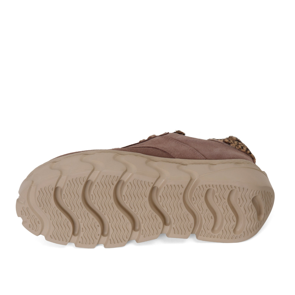 Pantofi sport MIA - piele naturală maro