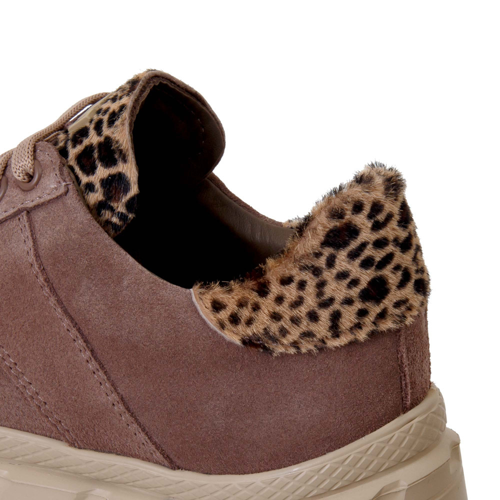 Pantofi sport MIA - piele naturală maro