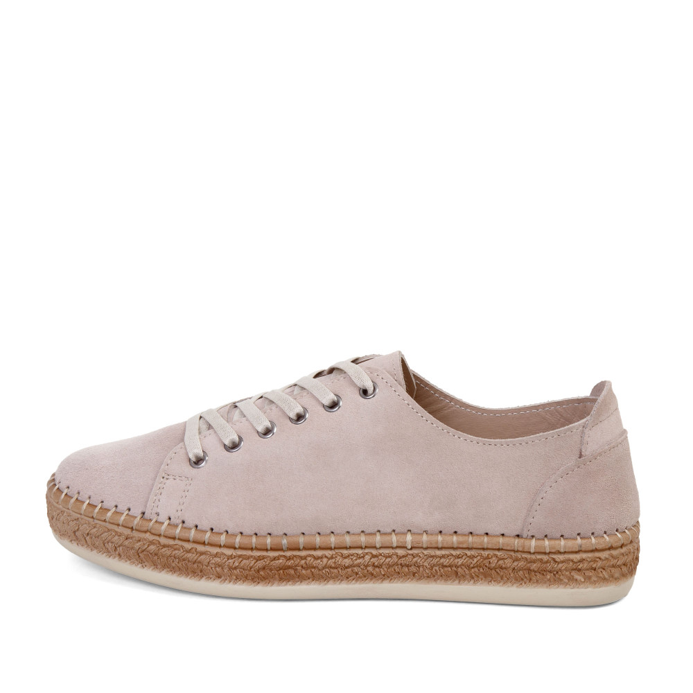 Pantofi sport PETRA - piele naturală bej