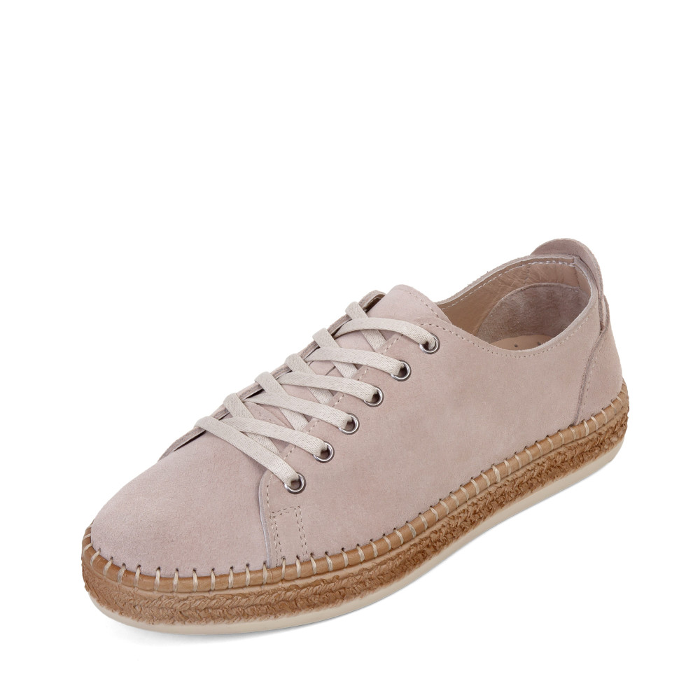 Pantofi sport PETRA - piele naturală bej