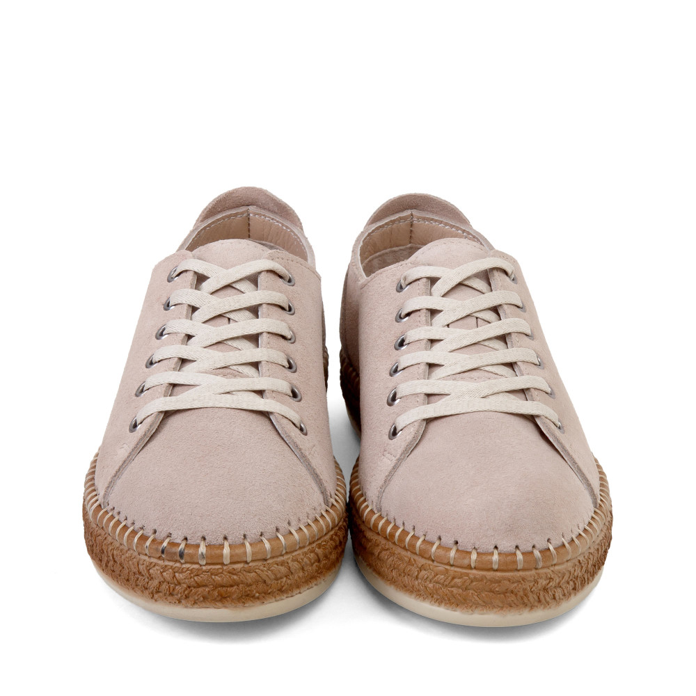 Pantofi sport PETRA - piele naturală bej