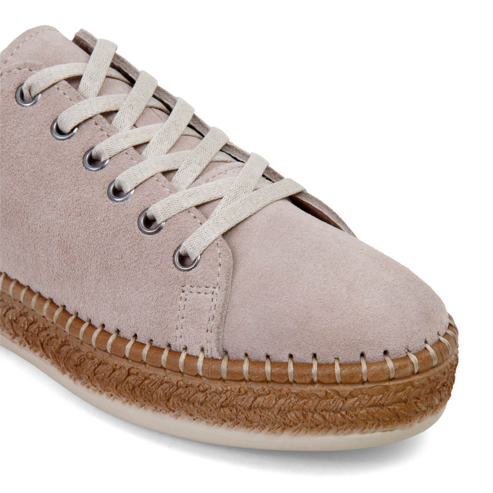Pantofi sport PETRA - piele naturală bej