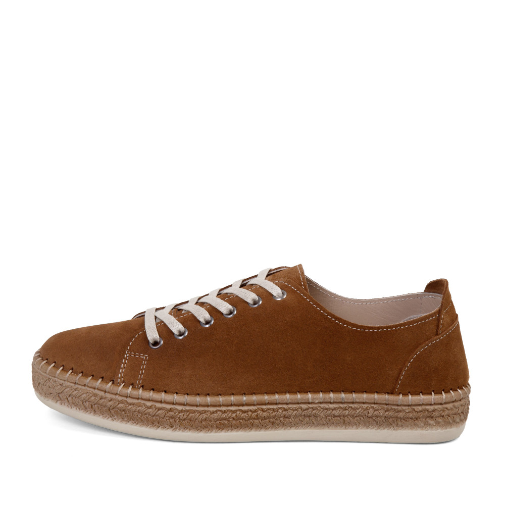 Pantofi sport PETRA - piele naturală maro