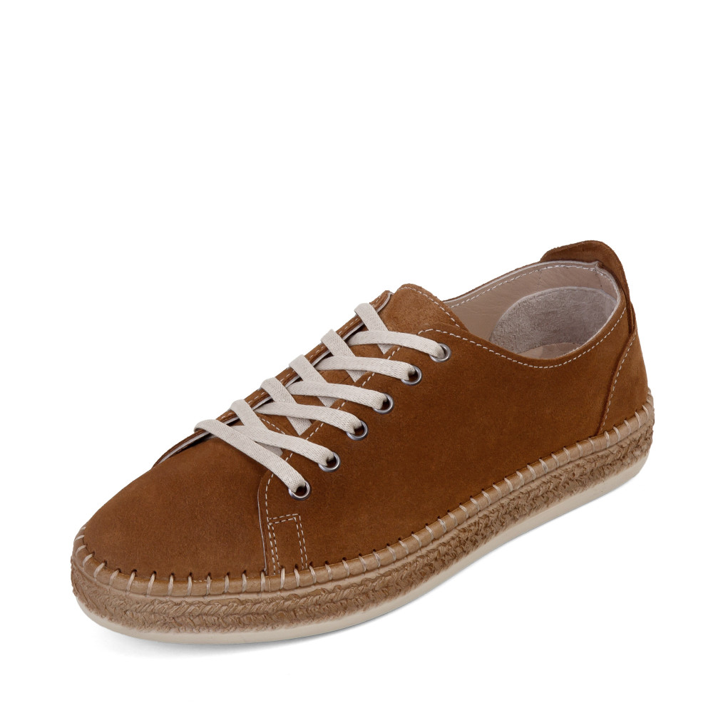 Pantofi sport PETRA - piele naturală maro