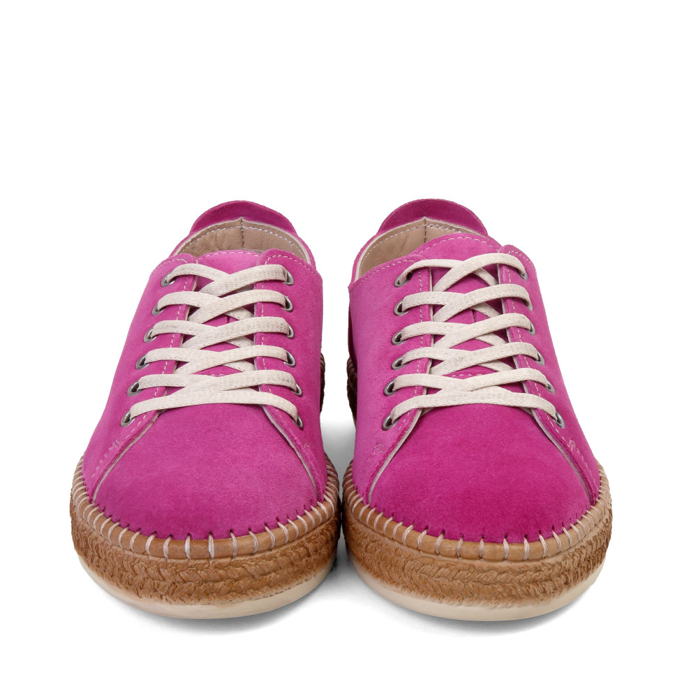 Pantofi sport PETRA - piele naturală roz