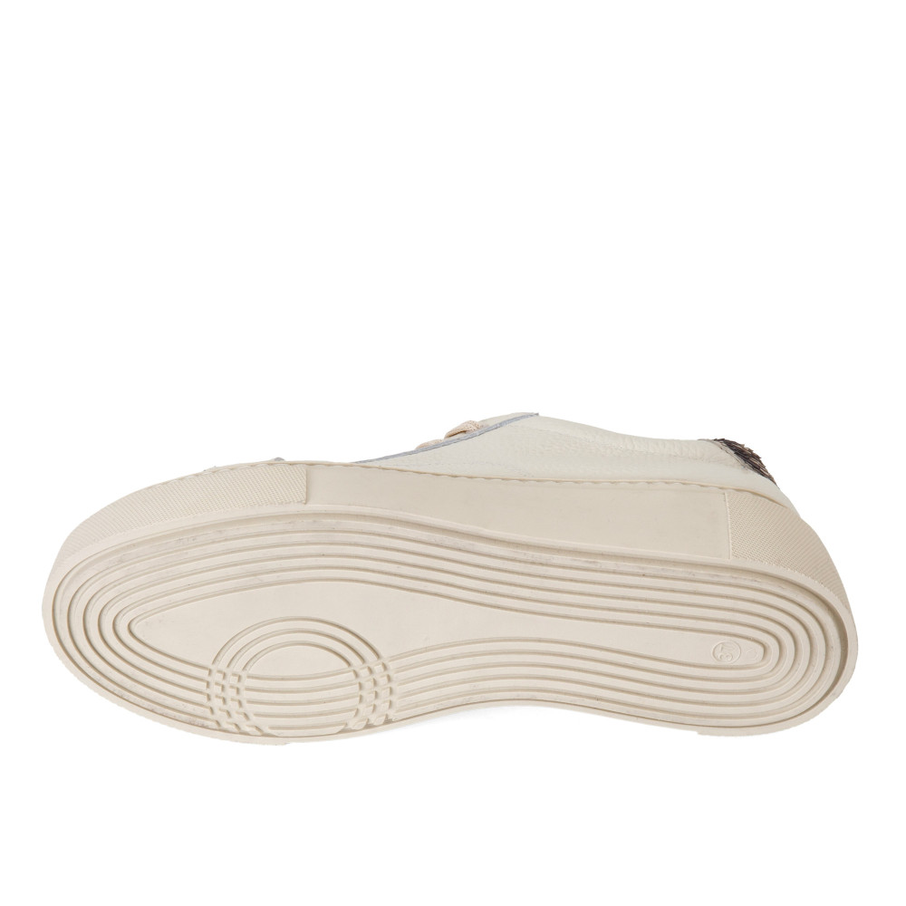 Pantofi sport PIXIE - piele naturală crem