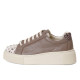 Pantofi sport PIXIE - piele naturală maro
